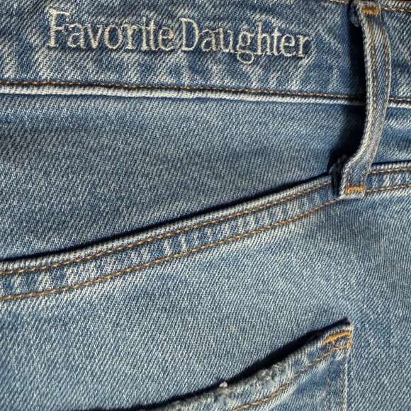 Favorite Daughter Valentina Super High Rise Straight Jean 32x28 #FC78CR5994 - Picture 13 of 14